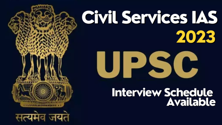 UPSC Civil Services 2023: Interview Begins.